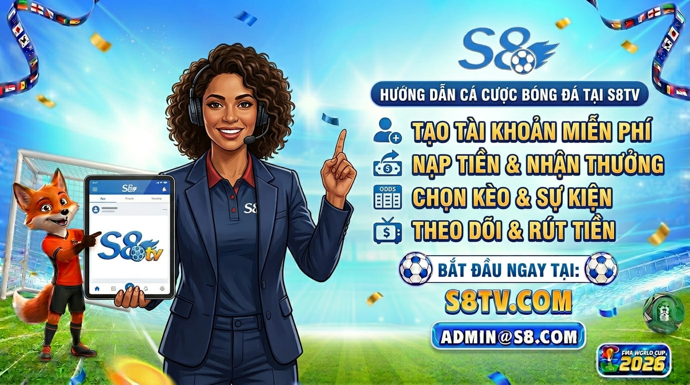 Hướng dẫn chi tiết cá cược bóng đá tại S8TV